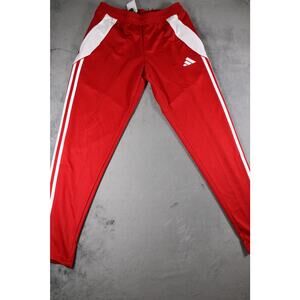Adidas Tiro 24 Track Pants Medium Red White Soccer AEROREADY Zippered New Tags